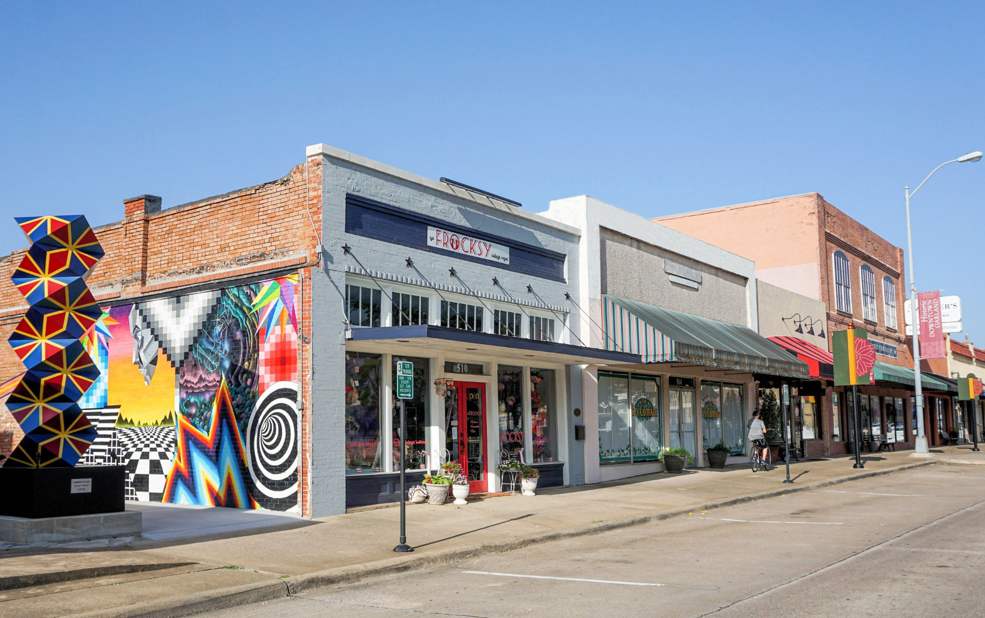 Garland, Texas downtown area